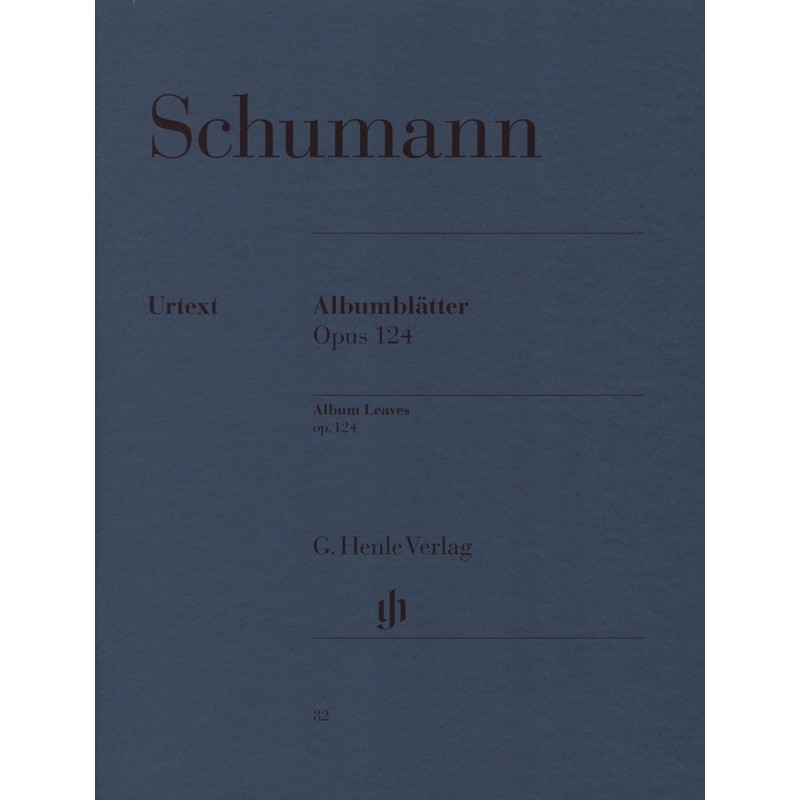 PARTITION SCHUMANN ALBUMBLATTER HENLE HN82 LE KIOSQUE A MUSIQUE