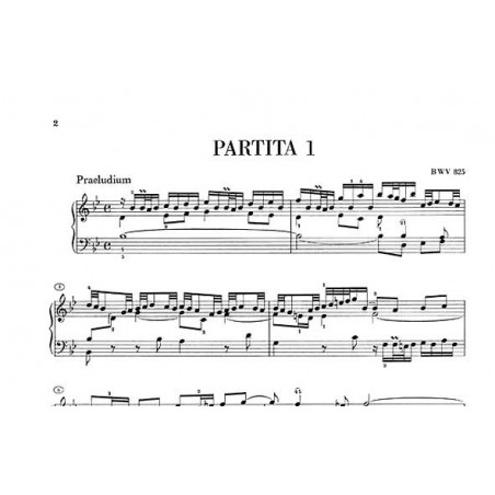 Partition partitas de bach