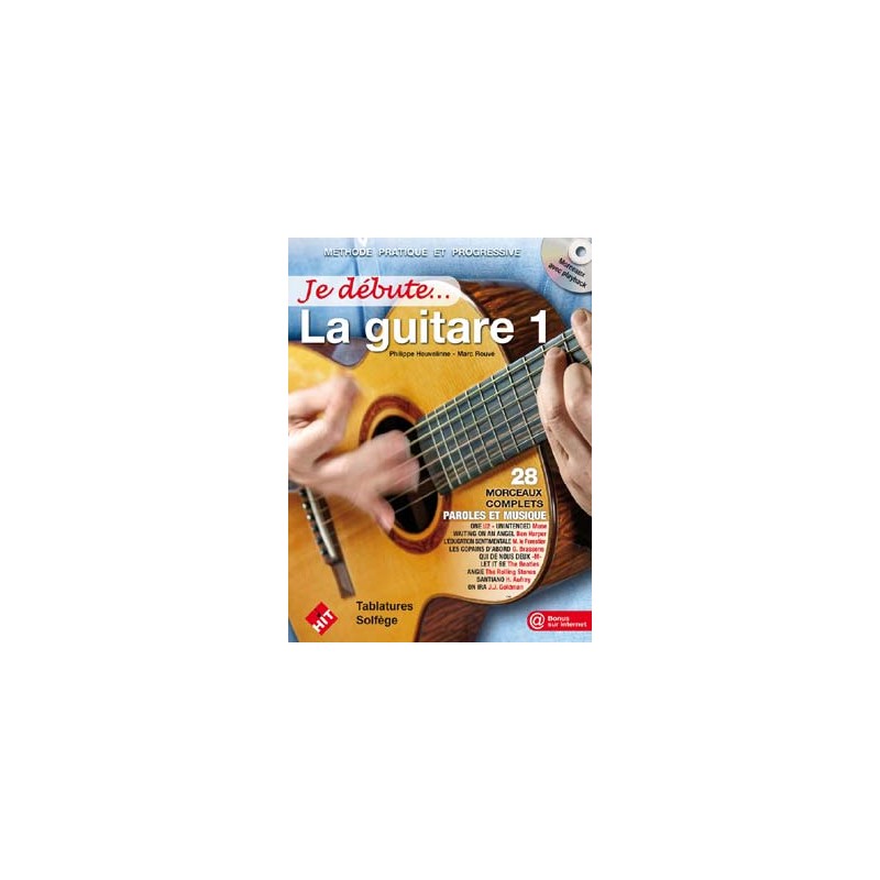 PARTITION JE DEBUTE LA GUITARE VOLUME 1 LE KIOSQUE A MUSIQUE