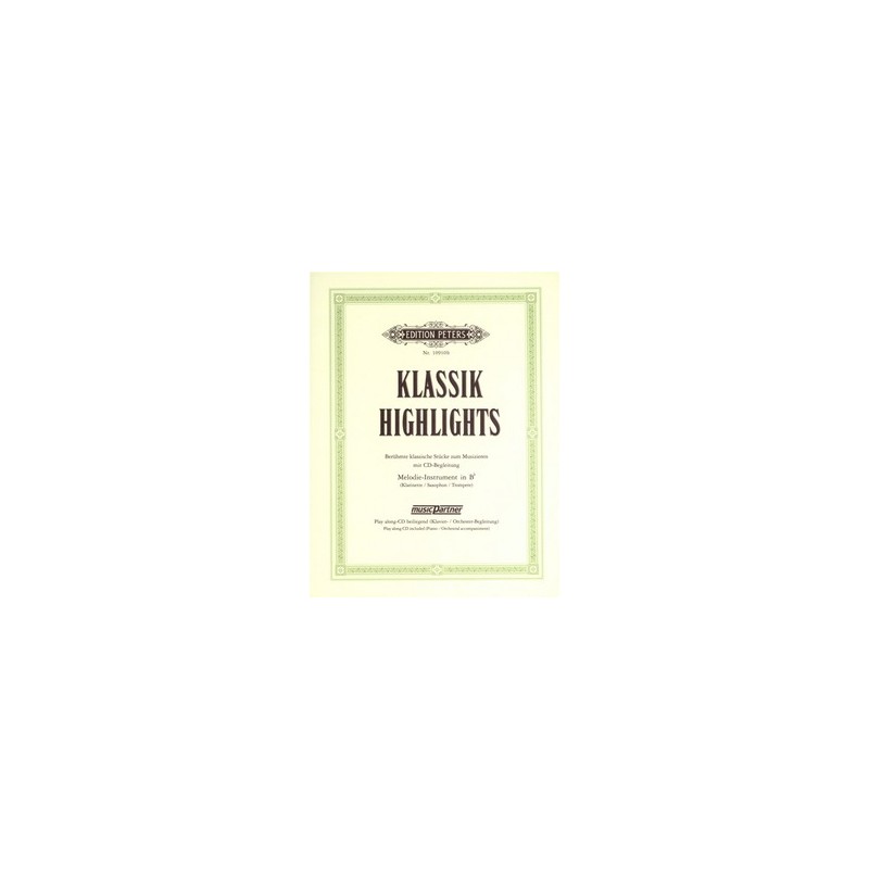 PARTITION KLASSIK HIGHLIGHTS EP10910B LE KIOSQUE A MUSIQUE