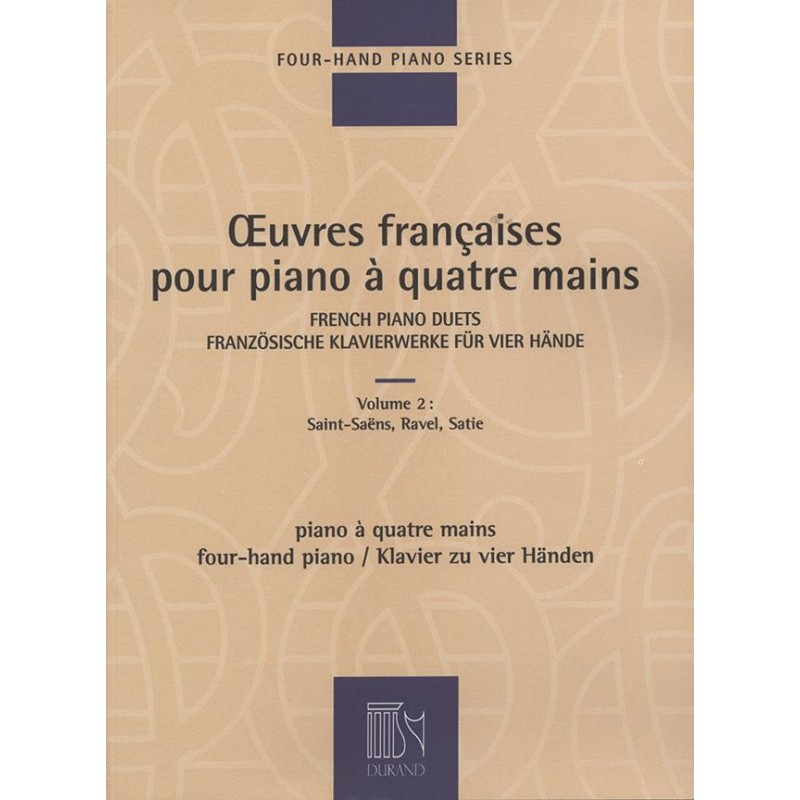 PARTITION PIANO 4 MAINS OEUVRES FRANCAISES DF15806 LE KIOSQUE A MUSIQUE