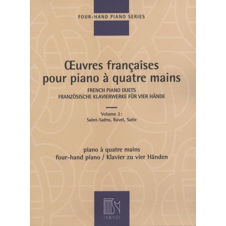 PARTITION PIANO 4 MAINS OEUVRES FRANCAISES DF15806 LE KIOSQUE A MUSIQUE