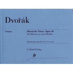 PARTITION PIANO 4 MAINS DVORAK DANSES SLAVES HN757 LE KIOSQUE A MUSIQUE