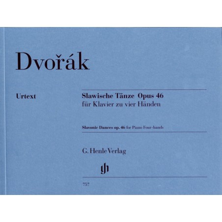 PARTITION PIANO 4 MAINS DVORAK DANSES SLAVES HN757 LE KIOSQUE A MUSIQUE