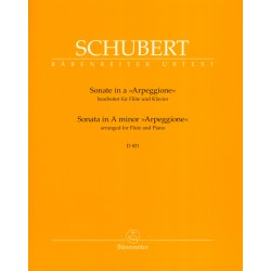 Sonate Arpeggione partition flûte