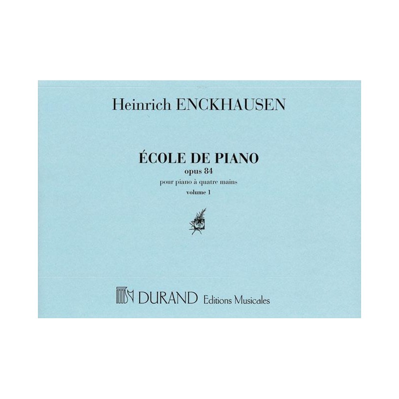 Enckhausen Ecole de piano à 4 mains volume 1