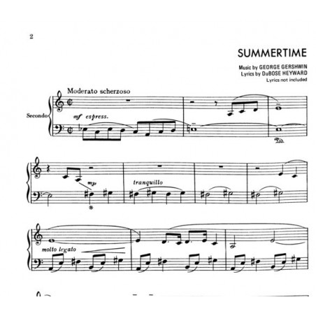 gershwin piano duets partition 4 mains