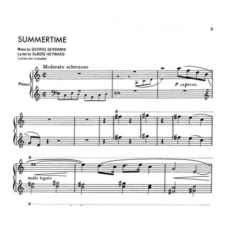 gershwin piano duets partition 4 mains