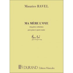 Ravel Ma mère l'Oye partition piano 4 mains