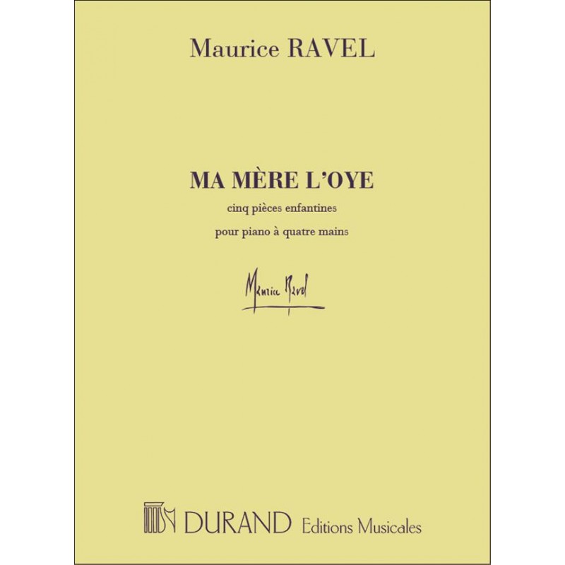PARTITION PIANO 4 MAINS MA MERE L'OYE DR7746 LE KIOSQUE A MUSIQUE PARTITION PIANO 4 MAINS MA MERE L'OYE DR7746 LE KIOSQUE A MUSIQUE