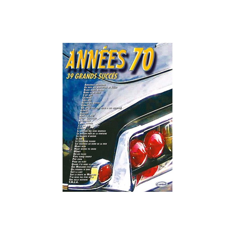 Partition Chansons Des Annees 70