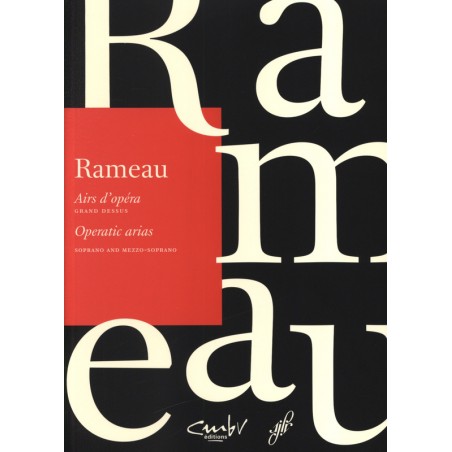 PARTITION RAMEAU AIRS D'OPERAS SOPRANO BA9195 LE KIOSQUE A MUSIQUE