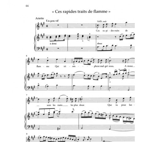rameau airs d'operas partition soprano