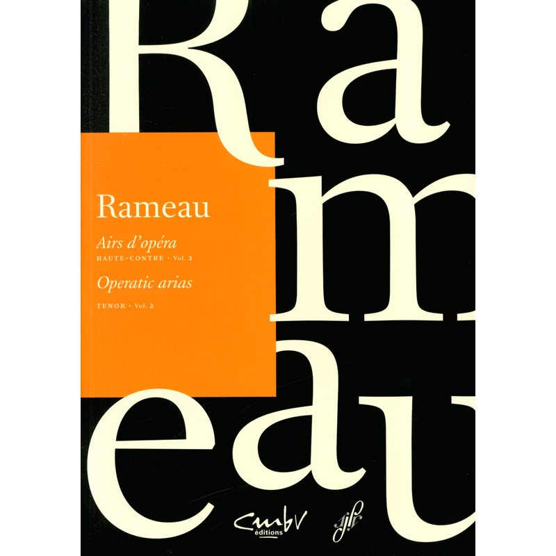 PARTITION RAMEAU AIRS D'OPERA TENOR BA9197 LE KIOSQUE A MUSIQUE