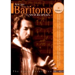 PARTITION CANTOLOPERA AIRS POUR BARYTON NR138732 LE KIOSQUE A MUSIQUE