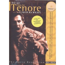 PARTITION ARIE PER TENORE CANTOLOPERA NR138905 LE KIOSQUE A MUSIQUE