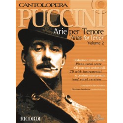 PARTITION ARIE PER TENORE PUCCINI NR139834 LE KIOSQUE A MUSIQUE