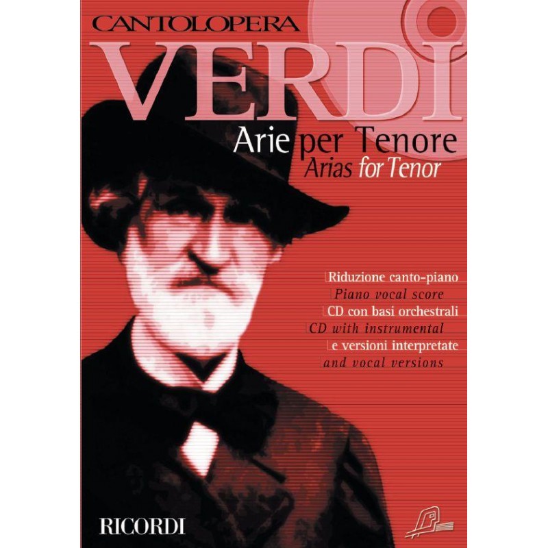 PARTITION VERDI ARIE PER TENORE CANTOLOPERA NR138726 LE KIOSQUE A MUSIQUE