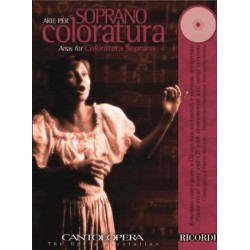 PARTITION ARIE PER SOPRANO COLORATURA CANTOLOPERA NR139851 LE KIOSQUE A MUSIQUE