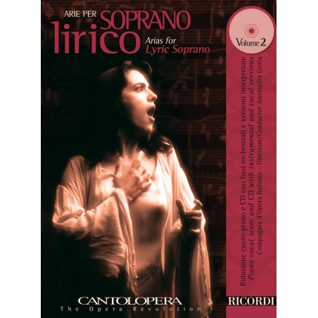 PARTITION ARIE PER SOPRANO LIRICO CANTOLOPERA NR140130 LE KIOSQUE A MUSIQUE