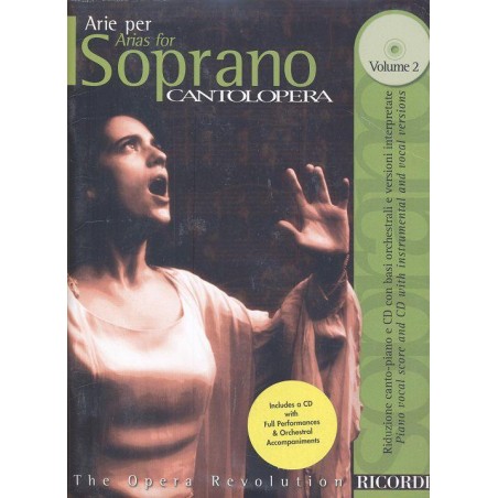 PARTITION ARIE PER SOPRANO VOL2 CANTOLOPERA NE138823 LE KIOSQUE A MUSIQUE