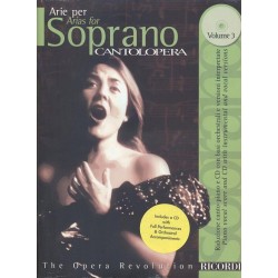 PARTITION ARIE PER SOPRANO VOL3 CANTOLOPERA NR138903 LE KIOSQUE A MUSIQUE