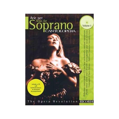 PARTITION ARIE PER SOPRANO CANTOLOPERA NR139597 LE KIOSQUE A MUSIQUE