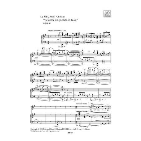 puccini arie per soprano partition