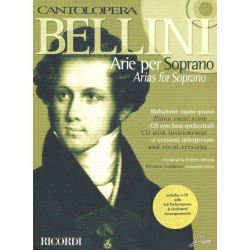 PARTITION ARIE PER SOPRANO BELLINI CANTOLOPERA NR139606 LE KIOSQUE A MUSIQUE