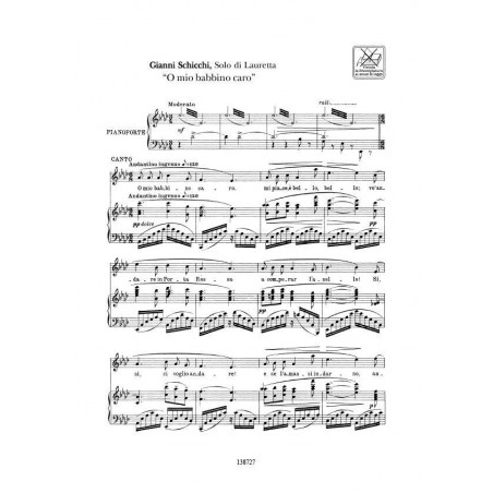 arie per soprano cantolopera partition