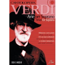 Partition Verdi Cantolopera soprano NR138725 Le kiosque à musique Avignon