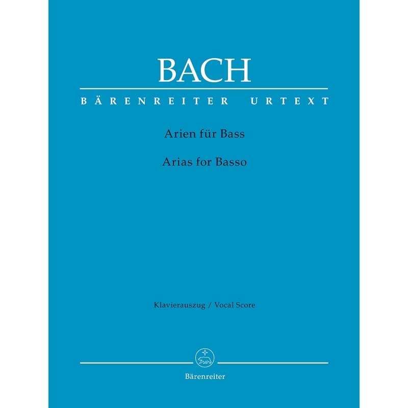 Partition Bach Airs Cantates pour basse BA5214 Le kiosque à musique Avignon Partition Bach Airs Cantates pour basse BA5214 Le kiosque à musique Avignon