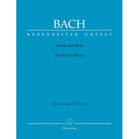 bach das arienbuch partition basse