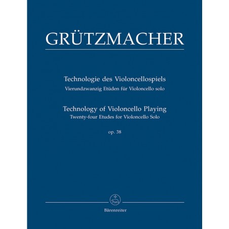 Partition Etudes violoncelle Grutzmacher BA6997 Le kiosque à musique Avignon