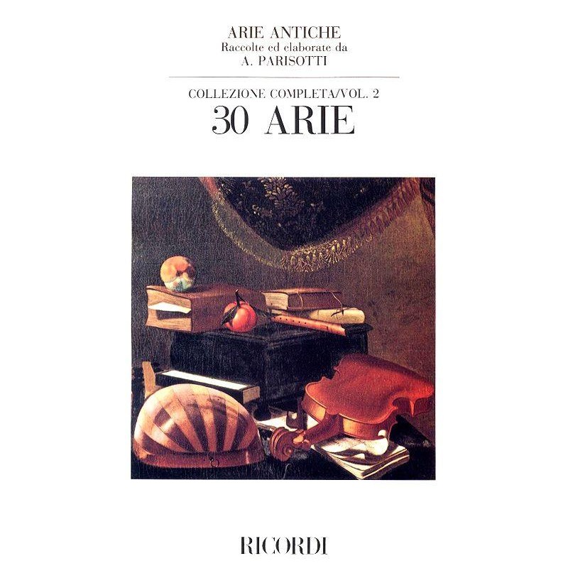 Parttion Parisotti Arie Antiche volume 2 NR53983 Le kiosque à musique Avignon