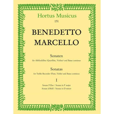 marcello opus 2 partition flûte à bec