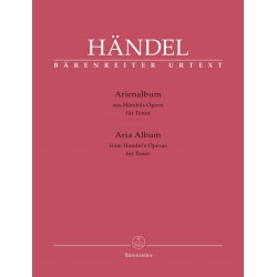Partition ténor Haendel Arienalbum BA10254 Lekiosque  à musique Avignon