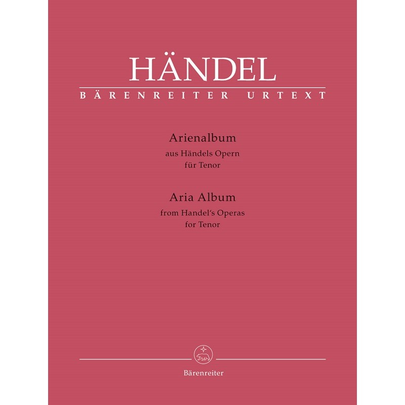 Partition ténor Haendel Arienalbum BA10254 Lekiosque  à musique Avignon