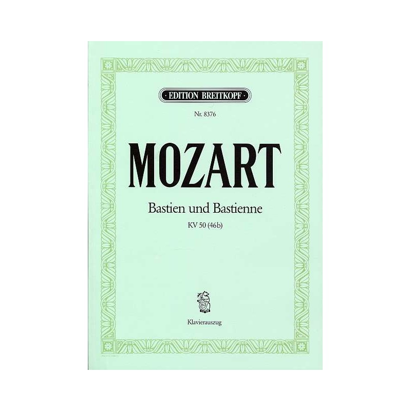 Partition Mozart Bastien et Bastienne Chant et piano EB8376 Le kiosque à musique Avignon Partition Mozart Bastien et Bastienne Chant et piano EB8376 Le kiosque à musique Avignon