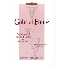 Partition flûte Fauré Anthology of selected pieces EP7514 Le kiosque à musique Avignon