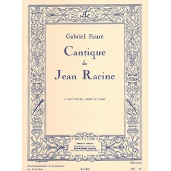 cantique de jean racine partition
