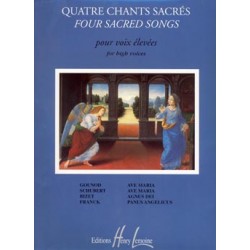 Partition  Chants Sacrés Ave Maria et Panis Angelicus -  Le kiosque à musique Avignon