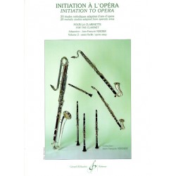 Initiation à l'opéra partition clarinette