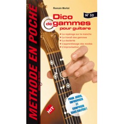 Partition guitare Dico de gammes poche HIT18520 Le kiosque à musique Avignon
