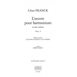 cesar franck l'oeuvre pour harmonium partition