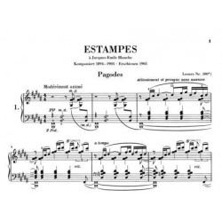 Debussy Estampes partition