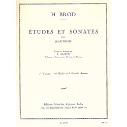 Etudes et sonates de Brod AL20753 Le kiosque à musique