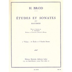henri brod Etudes et sonates partition