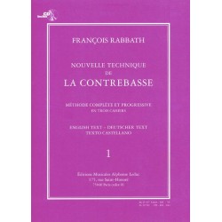 rabbath nouvelle technique de contrebasse partition