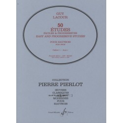 50 Etudes faciles et progressives partition hautbois